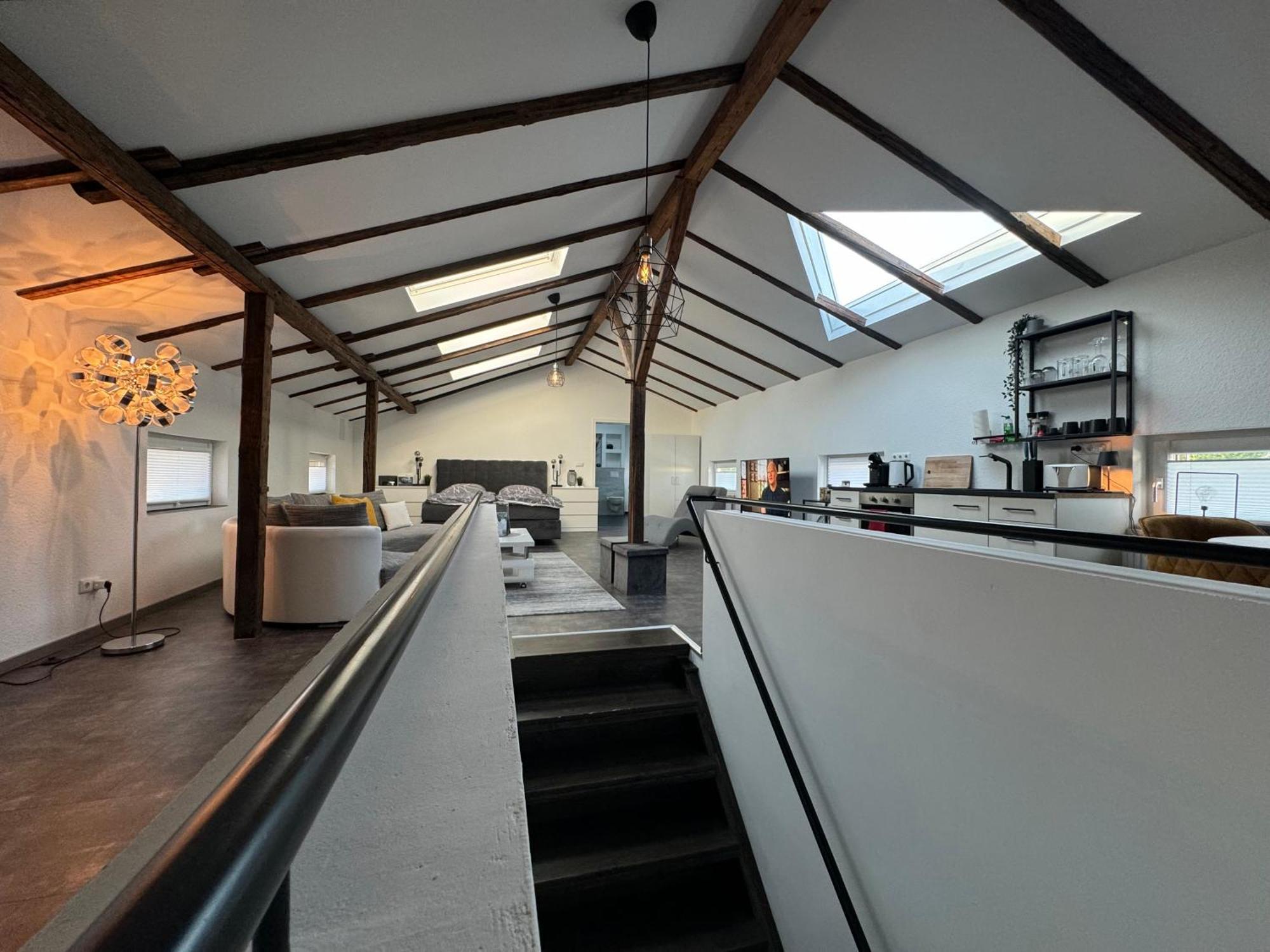 Gleis 13 - The Loft Im Ehemaligen Lokschuppen Apartman Bückeburg Kültér fotó