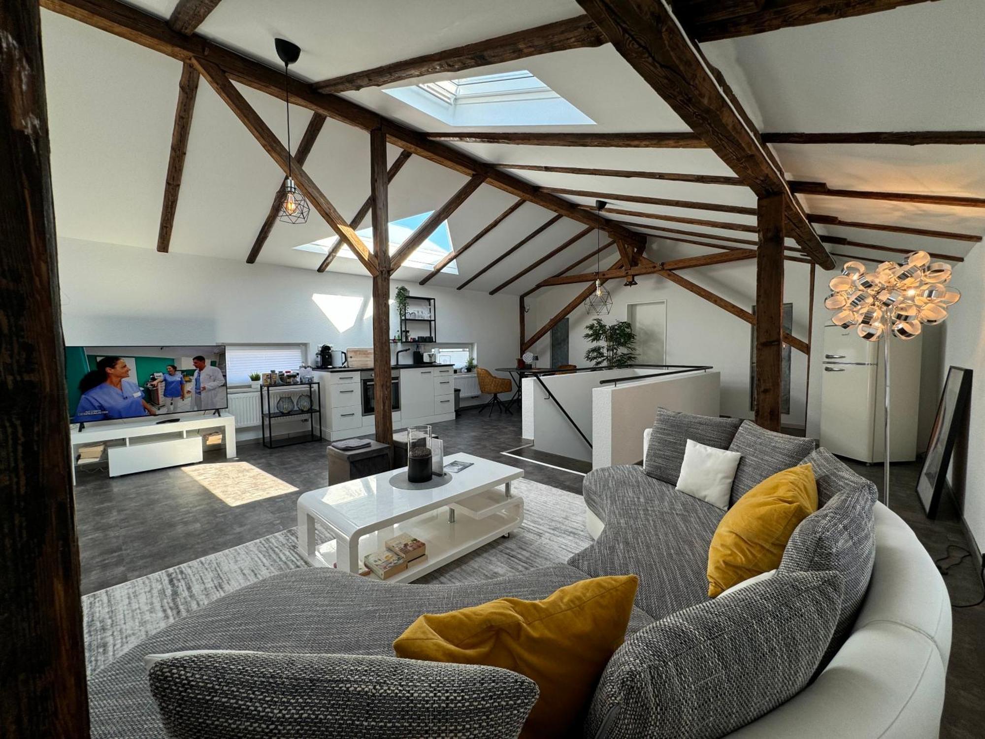 Gleis 13 - The Loft Im Ehemaligen Lokschuppen Apartman Bückeburg Kültér fotó