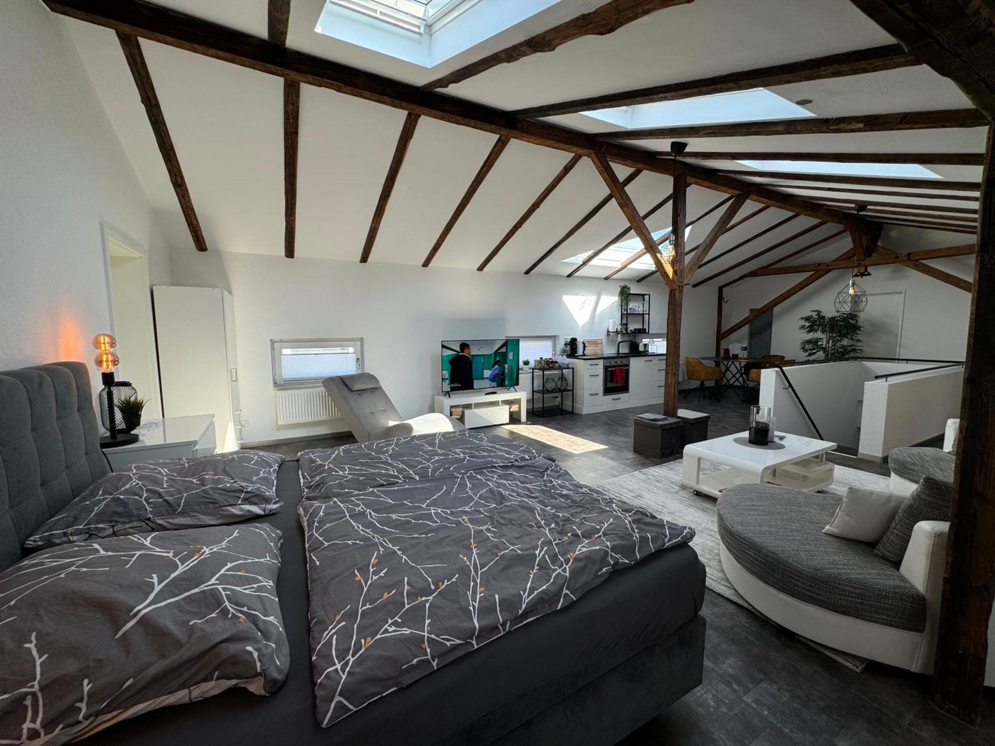 Gleis 13 - The Loft Im Ehemaligen Lokschuppen Apartman Bückeburg Kültér fotó