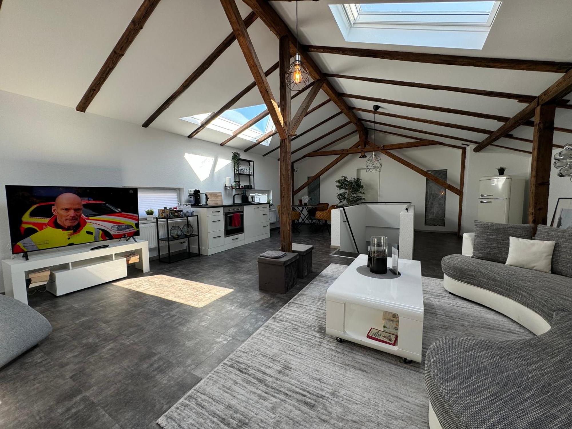 Gleis 13 - The Loft Im Ehemaligen Lokschuppen Apartman Bückeburg Kültér fotó